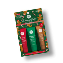 Load image into Gallery viewer, Christmas Treats Glowy Lip Balm  Trio