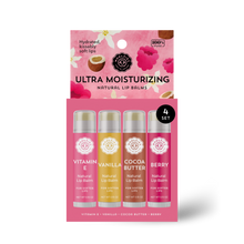 Load image into Gallery viewer, Ultra Moisturizing Lip Balm Set Of 4
