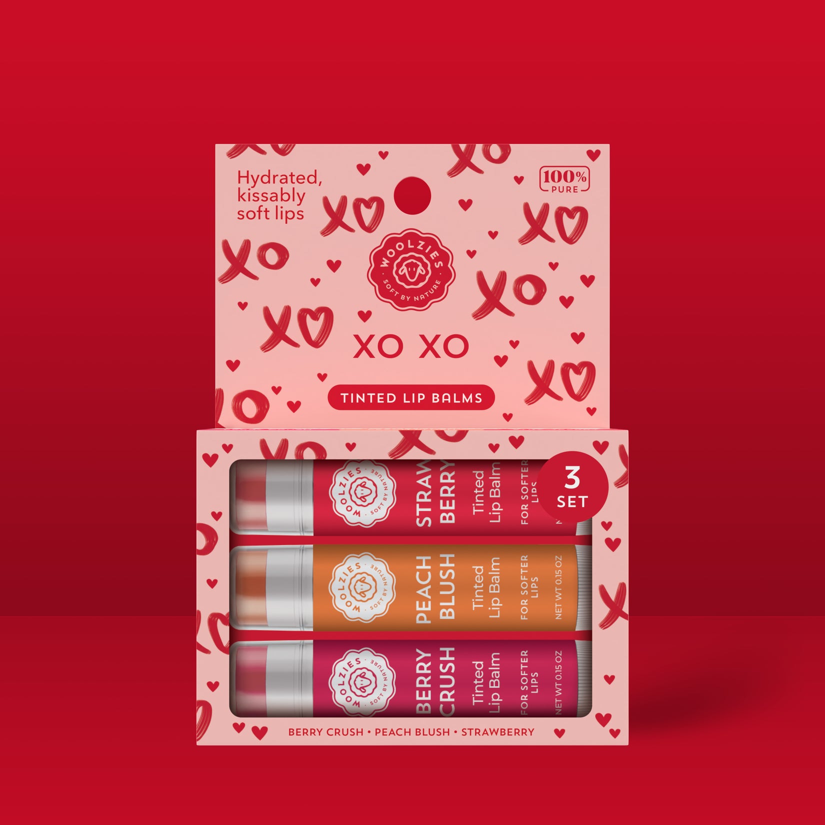 XOXO Lip Balm Set Of 3