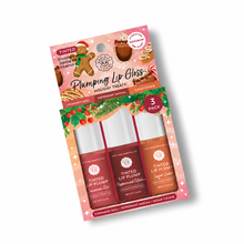 Load image into Gallery viewer, Holiday Treats Plumping Lip Gloss Trio