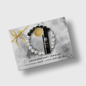 Black Lavastone Aromatherapy Jewelry Kit