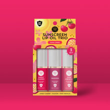 Load image into Gallery viewer, Sunscreen Lip Oil Trio SPF 30