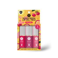 Load image into Gallery viewer, Sunscreen Lip Oil Trio SPF 30