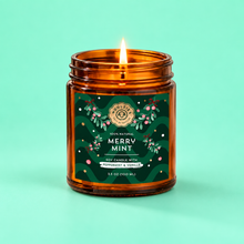 Load image into Gallery viewer, Merry Mint Soy Candle – 3.5 oz