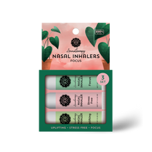 Load image into Gallery viewer, Focus Set Of 3 Nasal Inhalers