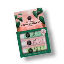 Load image into Gallery viewer, Focus Set Of 3 Nasal Inhalers