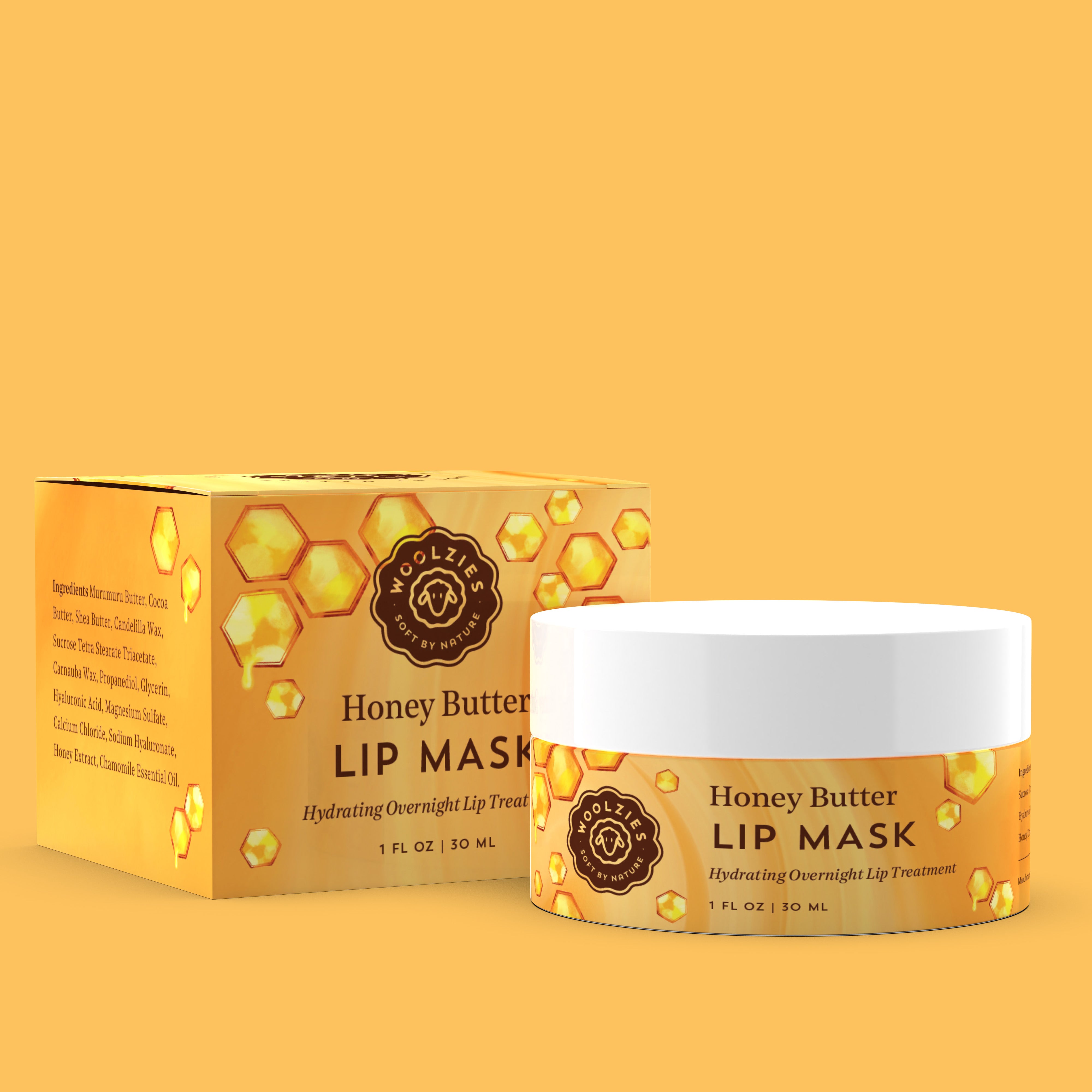 1oz. Honey Butter Lip Mask – Woolzies.com