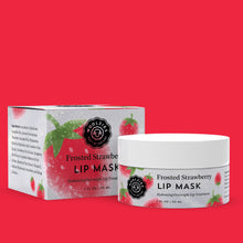 Load image into Gallery viewer, 1oz. Frosted Strawberry Lip Mask