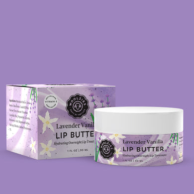 Overnight Lip Butter with Hyaluronic Acid - Lavender Vanilla
