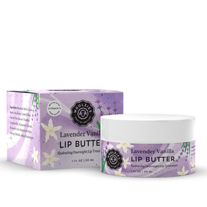 Overnight Lip Butter with Hyaluronic Acid - Lavender Vanilla