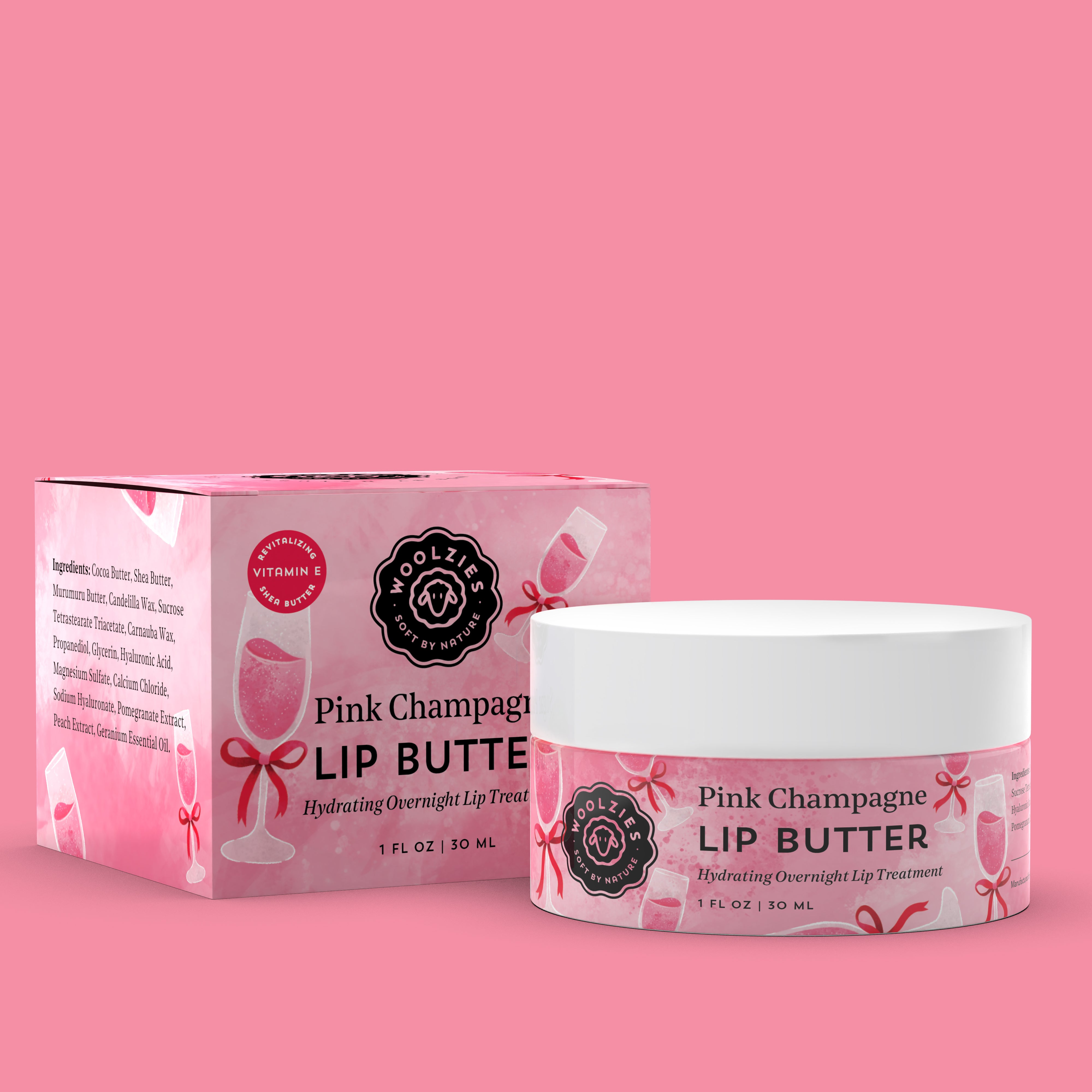 1oz. Pink Champagne Lip Mask – Woolzies.com