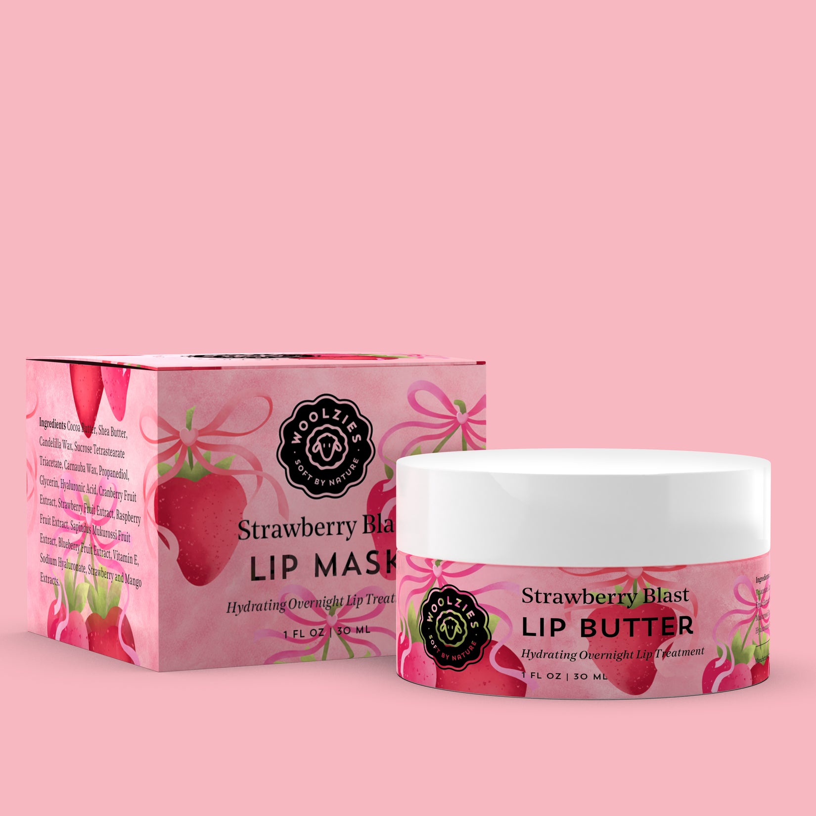 1oz. Strawberry Blast Lip Mask