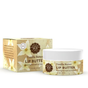 Overnight Lip Butter with Hyaluronic Acid – Vanilla Butter