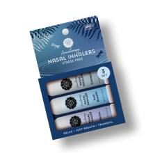 Load image into Gallery viewer, Stress Free Aromatherapy Nasal Inhaler Set – 3 Pack
