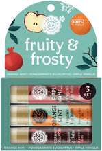 Load image into Gallery viewer, Fruity &amp; Frosty Lip Balm Set Of 3