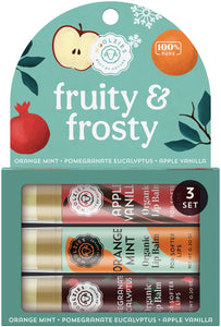 Fruity & Frosty Lip Balm Set Of 3
