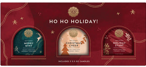 Ho Ho Holiday! Candle Set Of 3