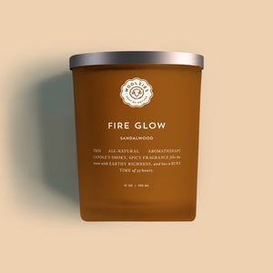 Fire Glow Soy Candle 12oz.