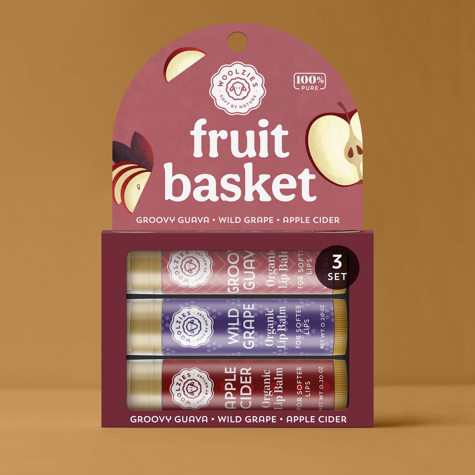 Fruity Basket Lip Balm Set Of 3