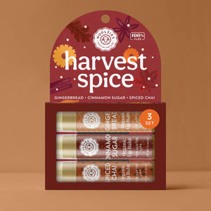 Harvest Spice Lip Balm Set Of 3