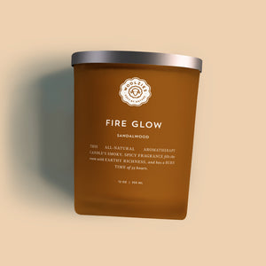 Fire Glow Soy Candle 12oz.