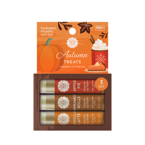 Autumn Treats Lip Balm Set Of 3