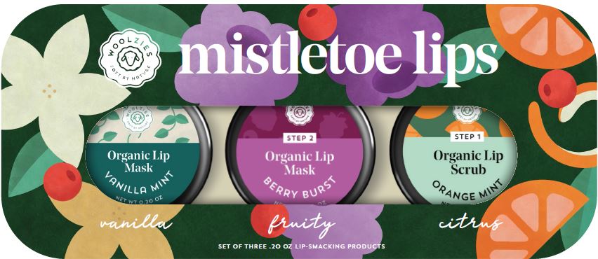 Mistletoe Lips Set Of 3