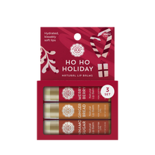 Load image into Gallery viewer, Ho Ho Holiday Lip Balm Set Of 3
