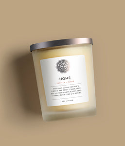 Home Vanilla + Clove Soy Candle 9oz