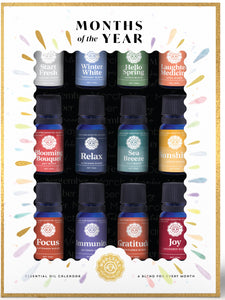 Months Of the Year Essential Oil Calendar