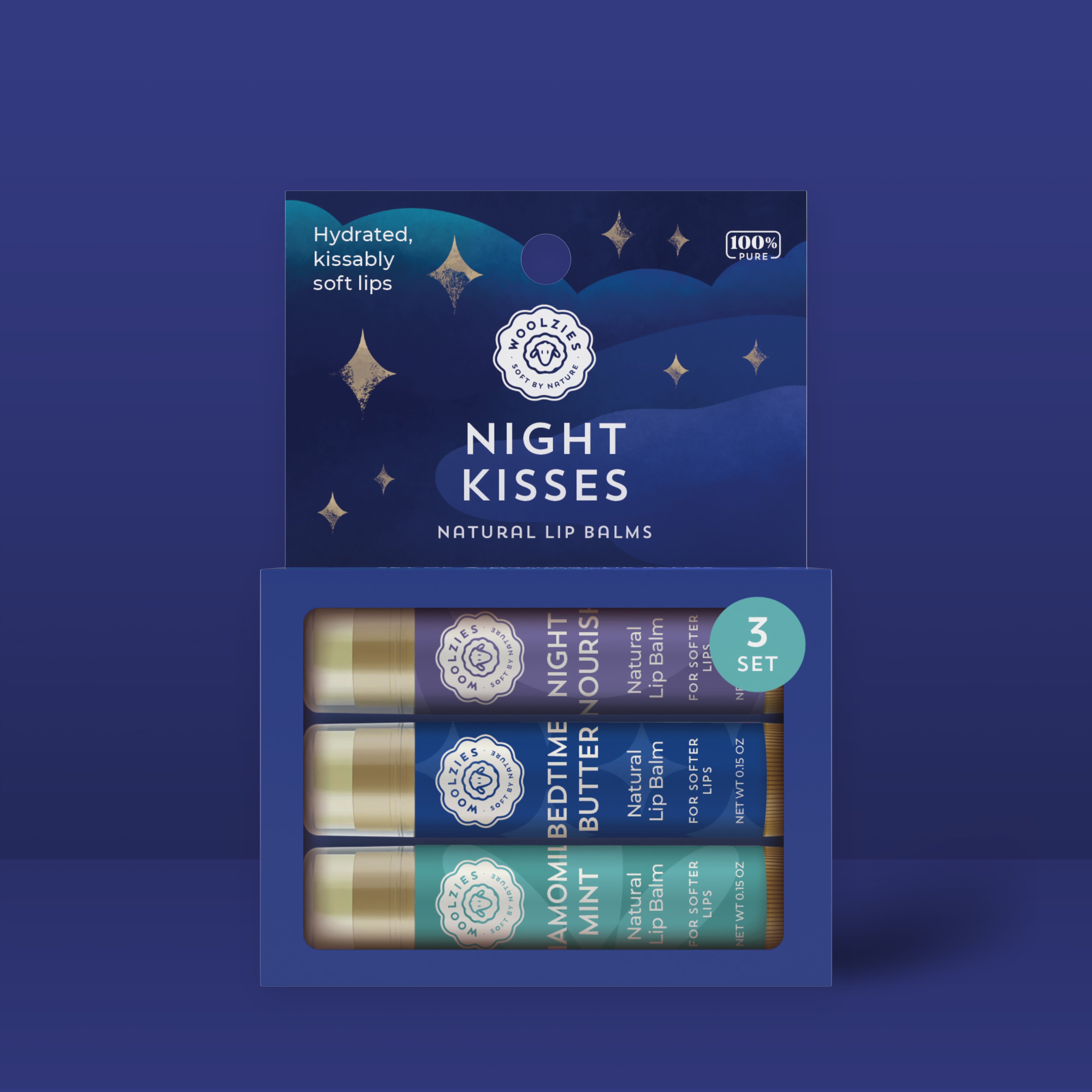 Night Kisses Lip Balm Set Of 3 – Woolzies.com