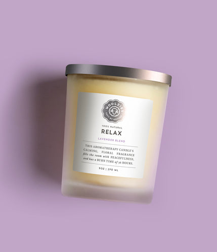 Relax Lavender Soy Candle 9oz