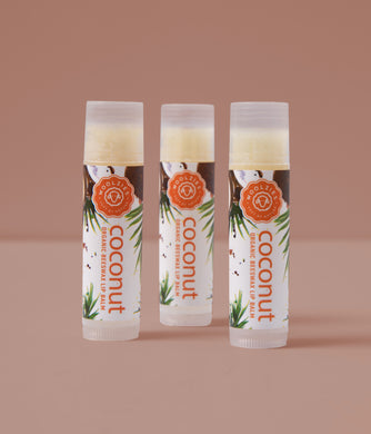 Coconut Lip Balm Set of 3