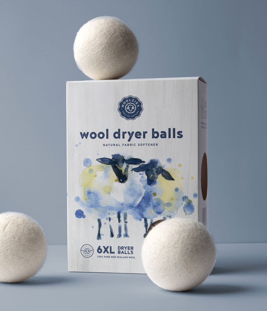 Woolzies Dryer Balls & Essential Oil, Combo Pack - 3 balls