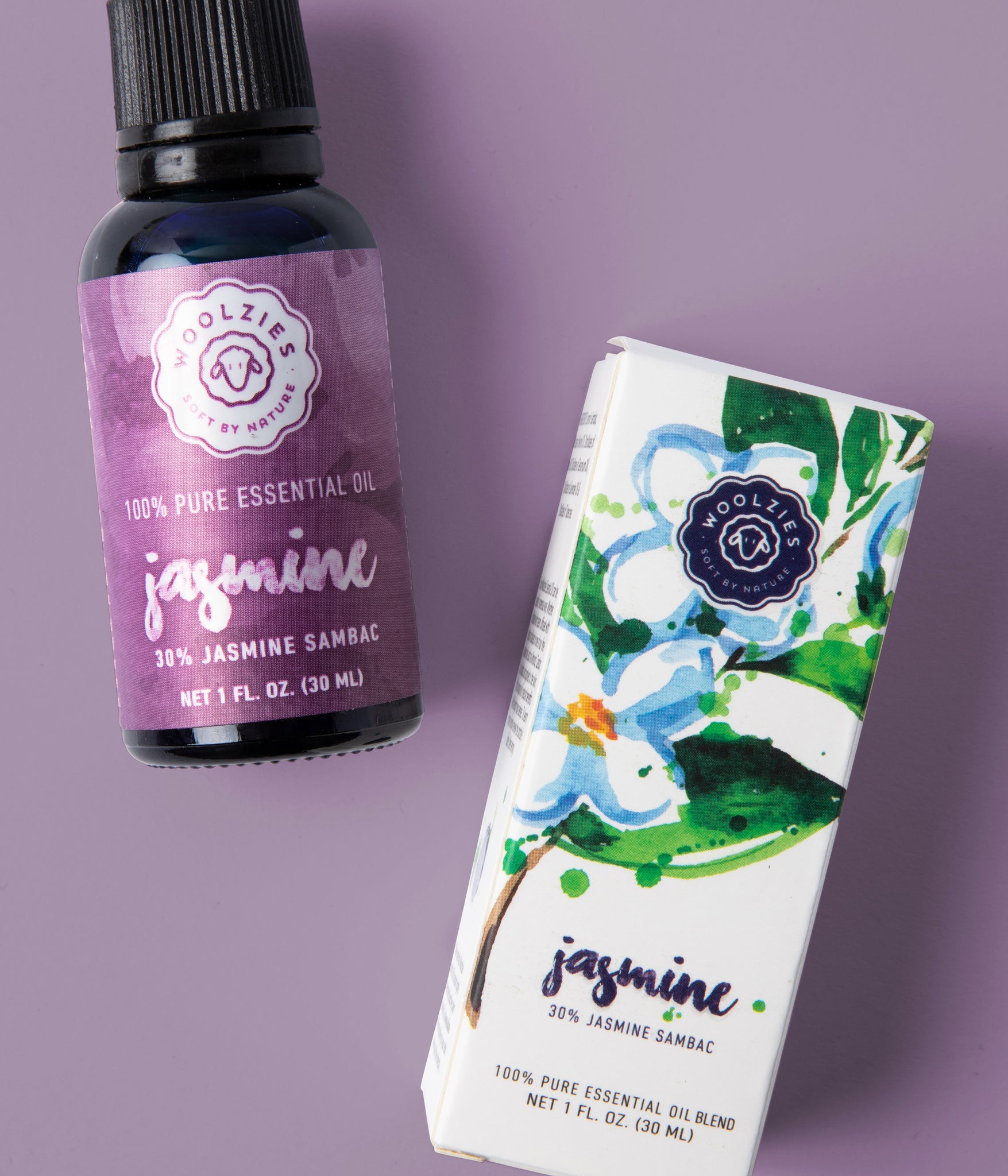 Woolzies Jasmine Essential Oil Blend 4 fl Oz| Natural Therapeutic Grade | for Diffusion/Internal/Topical