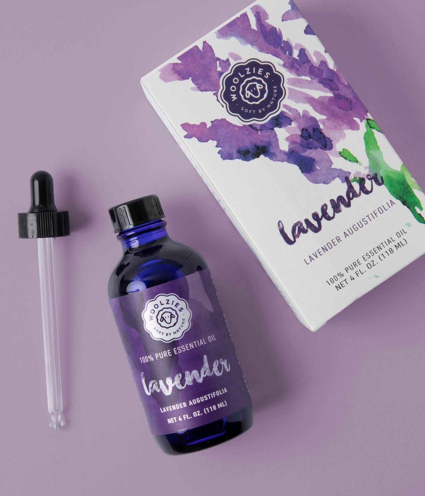 Lavender Essential Oil in Glass Spray Bottle