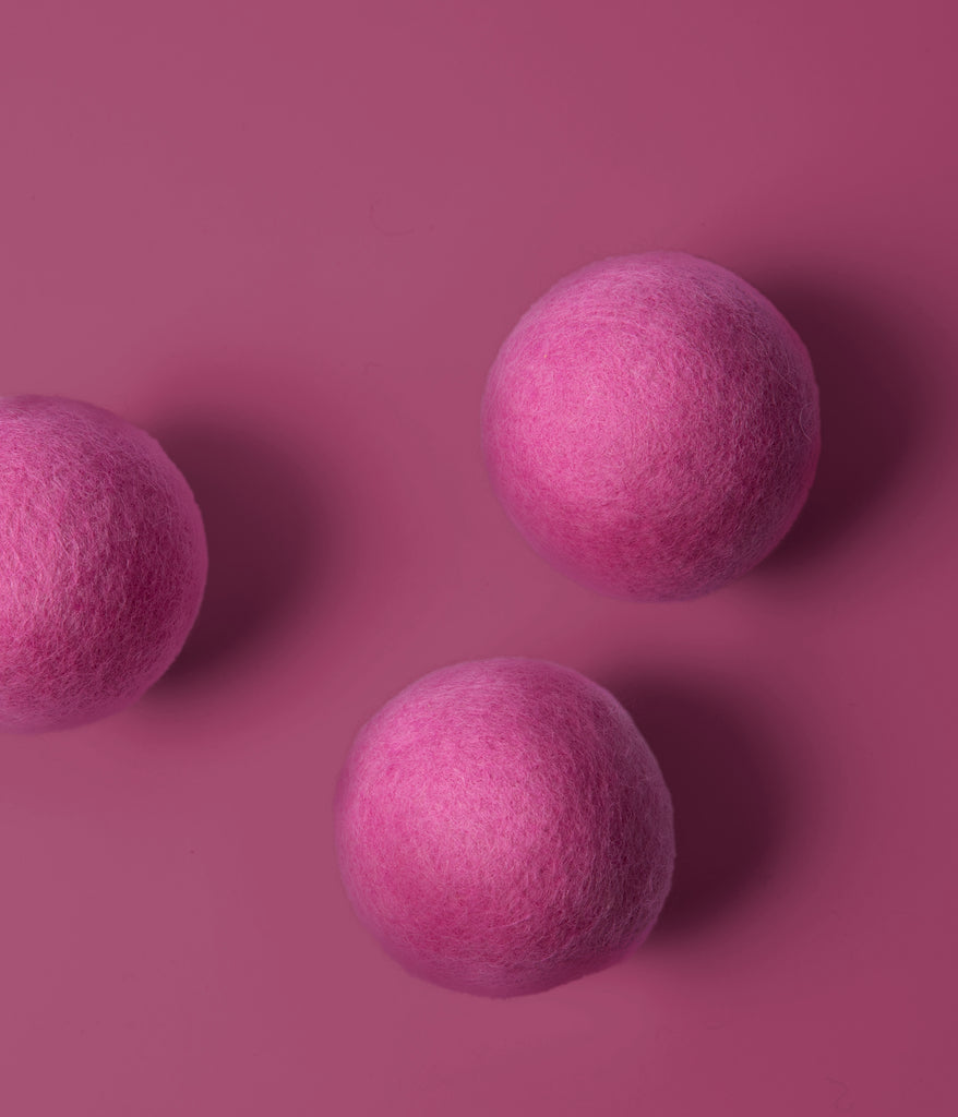 Soft Cotton Wool Balls On Pink Stock Photo 1258466785