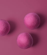 Load image into Gallery viewer, Pink Wool Dryer Balls Set of 3