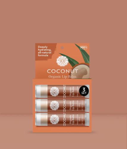 Coconut Lip Balm Set of 3
