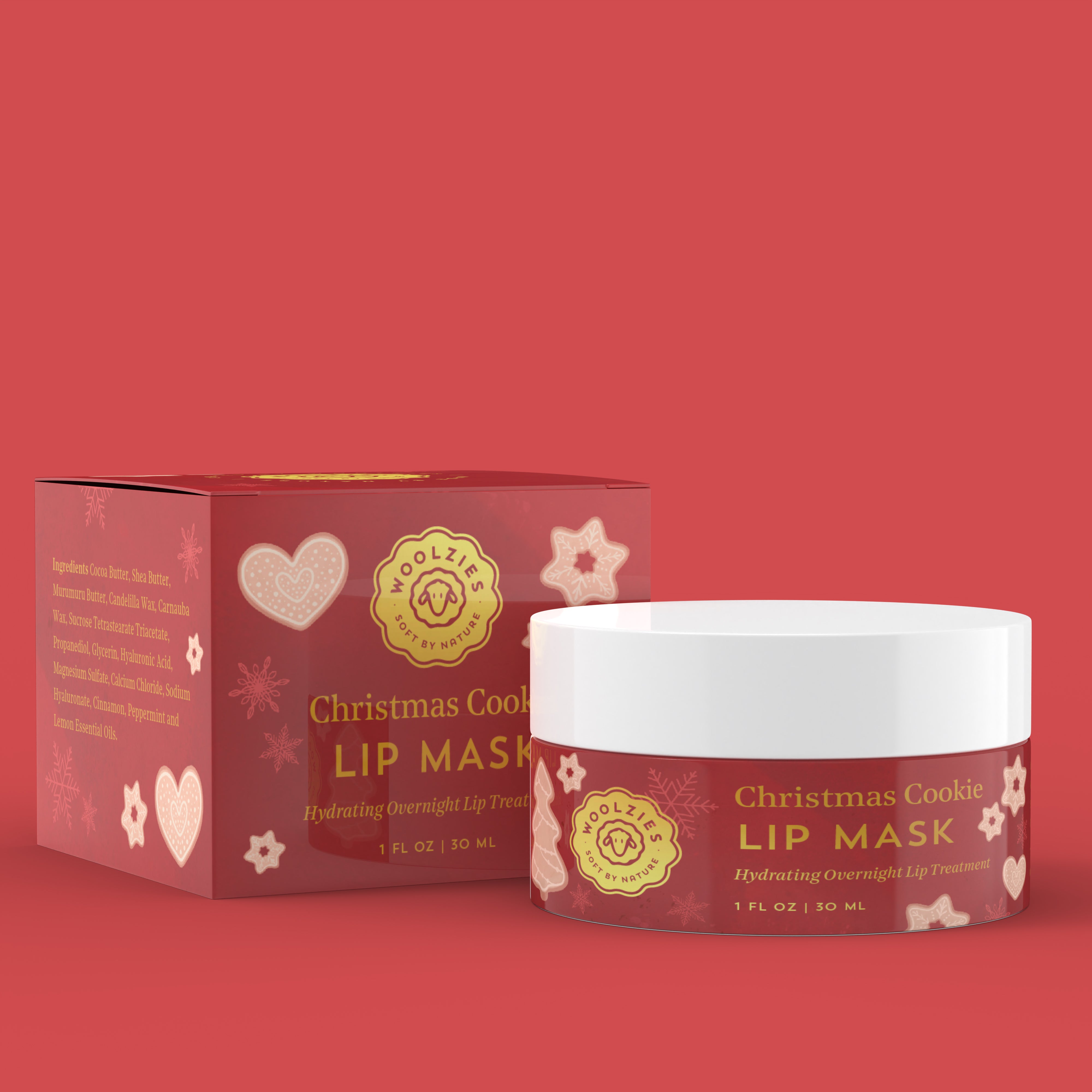 1oz. Christmas Cookie Lip Mask – Woolzies.com